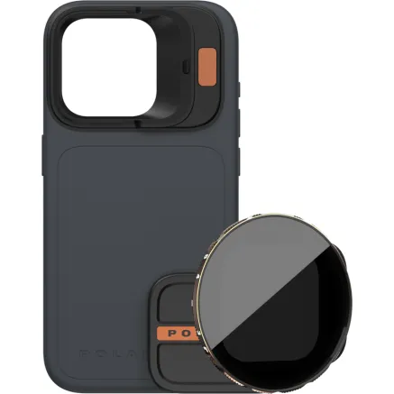 POLARPRO KIT - LITECHASER IPHONE 15 PRO MAX CASE OCEAN + VND 3-5 FILTER 131153