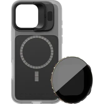 Рамки для камеры CAGE - POLARPRO KIT - LITECHASER IPHONE 16 PRO MAX BASE CASE CLEAR + VND 3-5 FILTER 131164 - быстрый заказ от производителя