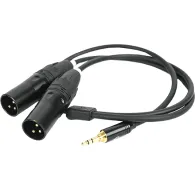 Audio vadi, adapteri - HOLLYLAND 3.5MM TO DUAL XLR AUDIO CABLE HL-XLR02 - ātri pasūtīt no ražotājaAudio vadi, adapteri - HOLLYLAND 3.5MM TO DUAL XLR AUDIO CABLE HL-XLR02 - ātri pasūtīt no ražotāja