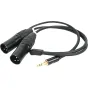 Аудио кабели, адаптеры - HOLLYLAND 3.5MM TO DUAL XLR AUDIO CABLE HL-XLR02 - быстрый заказ от производителя