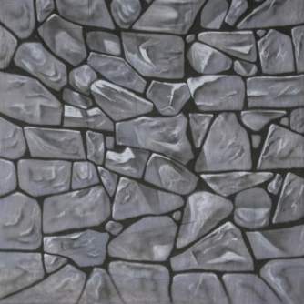 Backgrounds - walimex pro Motif Cloth Background Stones, 3x6m - quick order from manufacturer