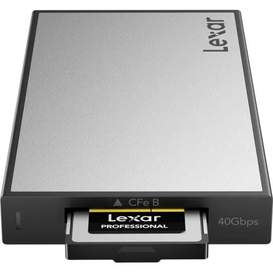 LEXAR PROFESSIONAL WORKFLOW USB4 READER, SUPPORT CFEXPRESS 4.0 TYPE B LPWF740N-6ANGL