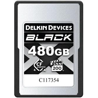 Карты памяти - DELKIN CFEXPRESS 4.0 BLACK TYPE A VGP200, R1830/W1710 (TYPE A 4.0) 480GB DCA4BV2480 - быстрый заказ от производителя