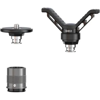 Tripod Accessories - SIRUI QUICK RELEASE CLAMP V-SHAPE GUN / PLATE BLACK GC-VB+QC-MB - quick order from manufacturer