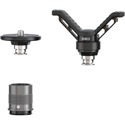 SIRUI QUICK RELEASE CLAMP V-SHAPE GUN / PLATE BLACK GC-VB+QC-MB