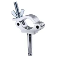 Holders Clamps - KUPO KCP-826 SLIM TYPE HALF-COUPLER W/16MM STUD KCP-826 - quick order from manufacturerHolders Clamps - KUPO KCP-826 SLIM TYPE HALF-COUPLER W/16MM STUD KCP-826 - quick order from manufacturer