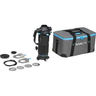 Barndoors Snoots & Grids - NANLITE PROJECTOR MOUNT FOR FM MOUNT W/18-36 ZOOM PJ-FMM-18-36 - quick order from manufacturer