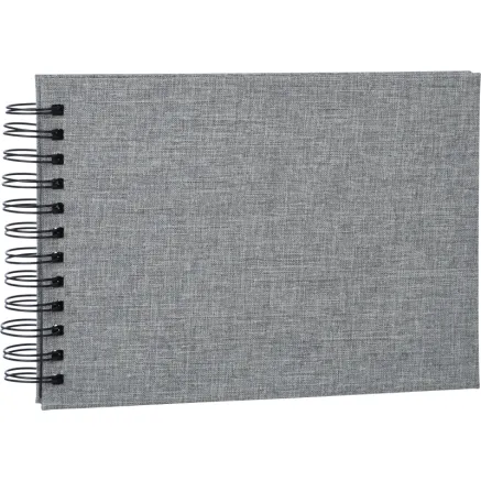FOCUS ESSENCE WIRE-O 23X17 GREY W. BLACK SHEETS 131363