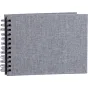 Photo Albums - FOCUS ESSENCE WIRE-O 23X17 GREY W. BLACK SHEETS 131363 - quick order from manufacturer