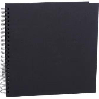 Albumi - FOCUS ESSENCE WIRE-O 30X30 BLACK W. BLACK SHEETS 131366 - ātri pasūtīt no ražotāja