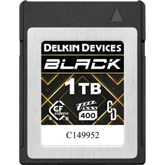 Atmiņas kartes - DELKIN CFEXPRESS 4.0 BLACK TYPE B R3630/W3130 (VPG400) 1TB DCB4BV41T - ātri pasūtīt no ražotāja