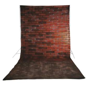 Backgrounds - walimex pro Motif Cloth Background Bricks, 3x6m - quick order from manufacturer