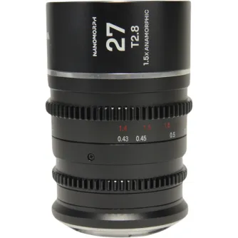 CINEMA Объективы - LAOWANANOMORPH27MMT2.81.5XS35 (SILVER) - CANON RF VE2728RFS - быстрый заказ от производителя