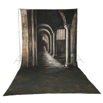 Backgrounds - walimex pro Motif Cloth Background Gothic, 3x6m - quick order from manufacturer