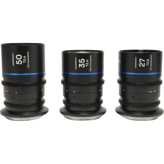 CINEMA Объективы - LAOWA NANOMORPHS35 PRIME3-LENSBUNDLE (27MM, 35MM, 50MM) (BLUE) - CANON RF VE273550RFB - быстрый заказ от производителя