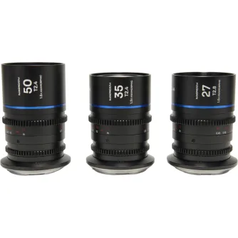 CINEMA objektīvi - LAOWA NANOMORPHS35 PRIME3-LENSBUNDLE (27MM, 35MM, 50MM) (BLUE) - DL VE273550DLB - ātri pasūtīt no ražotāja