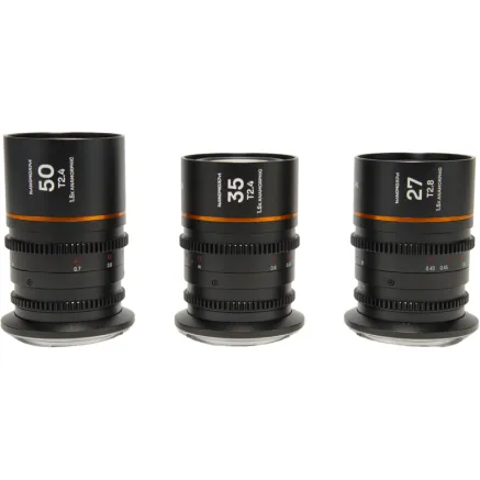 LAOWA NANOMORPHS35 PRIME3-LENSBUNDLE (27MM, 35MM, 50MM) (AMBER) - FUJI X VE273550FXA