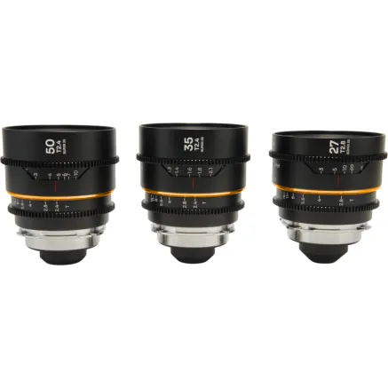 LAOWA NANOMORPHS35 PRIME3-LENSBUNDLE (27MM, 35MM, 50MM) (AMBER) - ARRI PL/CANON EF VE273550PLEFA