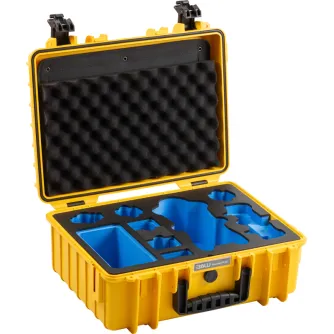 Cietie Koferi - BW OUTDOOR CASES TYPE 5000 FOR DJI MAVIC 4 PRO / YELLOW 111327 - ātri pasūtīt no ražotāja