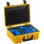 Cietie Koferi - BW OUTDOOR CASES TYPE 5000 FOR DJI MAVIC 4 PRO / YELLOW 111327 - ātri pasūtīt no ražotāja