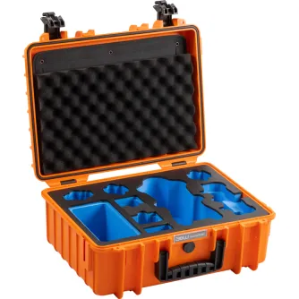 Cietie Koferi - BW OUTDOOR CASES TYPE 5000 FOR DJI MAVIC 4 PRO / ORANGE 111328 - ātri pasūtīt no ražotāja