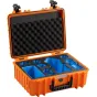 Cietie Koferi - BW OUTDOOR CASES TYPE 5000 FOR DJI MAVIC 4 PRO / ORANGE 111328 - ātri pasūtīt no ražotāja