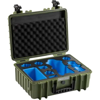 Cietie Koferi - BW OUTDOOR CASES TYPE 5000 FOR DJI MAVIC 4 PRO / BRONZE GREEN 111329 - ātri pasūtīt no ražotāja