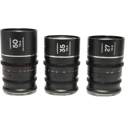 LAOWA NANOMORPHS35 PRIME3-LENSBUNDLE (27MM, 35MM, 50MM) (SILVER) - L MOUNT VE273550LS