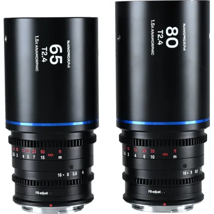 LAOWA NANOMORPHS35 PRIME2-LENSBUNDLE (65MM,80MM) (BLUE) - MFT VE6580MFTB