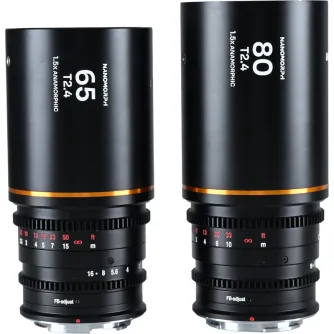 CINEMA objektīvi - LAOWA NANOMORPHS35 PRIME2-LENSBUNDLE (65MM,80MM) (AMBER) - L MOUNT VE6580LA - ātri pasūtīt no ražotāja