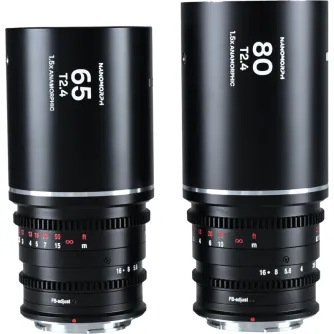 CINEMA Объективы - LAOWA NANOMORPHS35 PRIME2-LENSBUNDLE (65MM,80MM) (SILVER) - SONY E VE6580SES - быстрый заказ от производителя