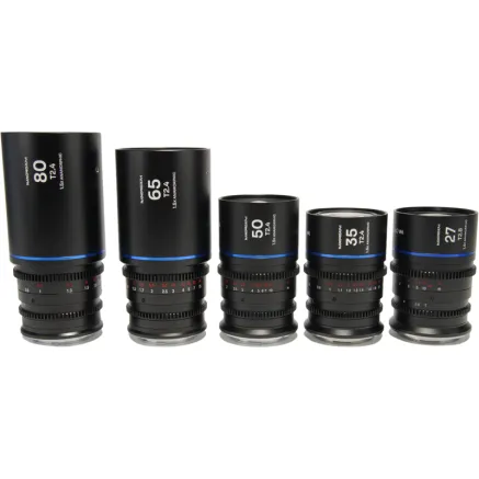 LAOWA NANOMORPHS35 PRIME5-LENSBUNDLE (27+35+50+65+80MM) BLUE - MFT VE2735506580MFTB