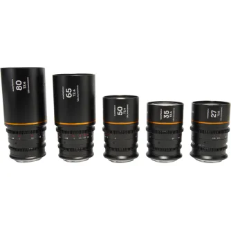 CINEMA Video Lenses - LAOWA NANOMORPHS35 PRIME5-LENSBUNDLE (27+35+50+65+80MM) AMBER - CANON RF VE2735506580RFA - quick order from manufacturer