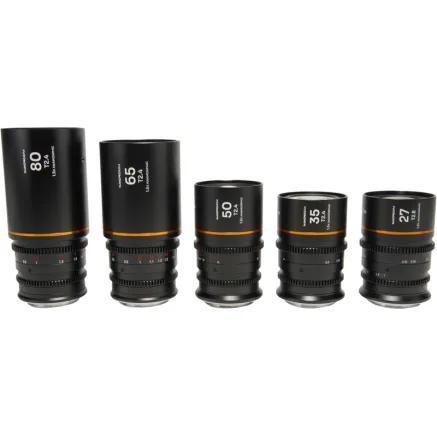 LAOWA NANOMORPHS35 PRIME5-LENSBUNDLE (27+35+50+65+80MM) AMBER - CANON RF VE2735506580RFA