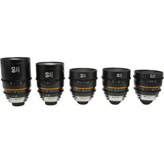 CINEMA Video Lenses - LAOWA NANOMORPHS35 PRIME5-LENSBUNDLE (27+35+50+65+80MM) AMBER - ARRI PL/CANON EF VE2735506580PLEFA - quick order from manufacturer