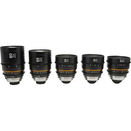 LAOWA NANOMORPHS35 PRIME5-LENSBUNDLE (27+35+50+65+80MM) AMBER - ARRI PL/CANON EF VE2735506580PLEFA