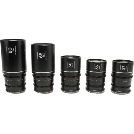 LAOWA NANOMORPHS35 PRIME5-LENSBUNDLE (27+35+50+65+80MM) SILVER - MFT VE2735506580MFTS