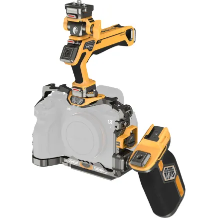SMALLRIG 5518 HAWKLOCK QUICK RELEASE CAGE KIT FOR SONY a7V / A7R V/ A7 IV/ A7S III (ADV ED) (BUMBLEBEE) 5518