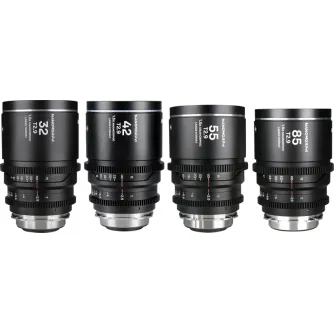 CINEMA Video Lenses - LAOWA NANOMORPHLF PRIME4-LENSBUNDLE (32+42+55+85MM) SILVER - ARRI PL/ CANON EF VE32425585PLEFS - quick order from manufacturer