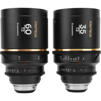 CINEMA Video Lenses - LAOWA PROTEUS 2X ANAMORPHIC 2-LENS BUNDLE SET A (35MM, 60MM) - AMBER - ARRI PL/CANON EF VE3560PLEFAM - quick order from manufacturer