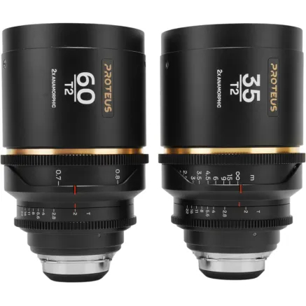 LAOWA PROTEUS 2X ANAMORPHIC 2-LENS BUNDLE SET A (35MM, 60MM) - AMBER - ARRI PL/CANON EF VE3560PLEFAM