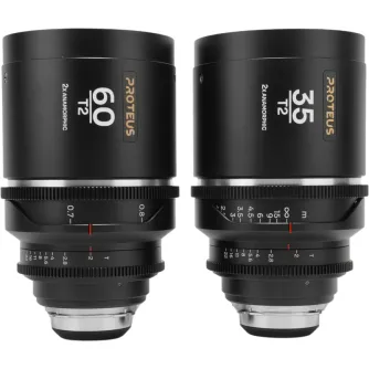 CINEMA Объективы - LAOWA PROTEUS 2X ANAMORPHIC 2-LENS BUNDLE SET A (35MM, 60MM) - SILVER - ARRI PL/CANON EF VE3560PLEFSM - быстрый заказ от производителя