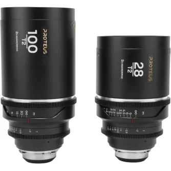 CINEMA objektīvi - LAOWA PROTEUS 2X ANAMORPHIC 2-LENS BUNDLE SET C (28MM, 100MM) - SILVER - ARRI PL/CANON EF VE28100PLEFSM - ātri pasūtīt no ražotāja