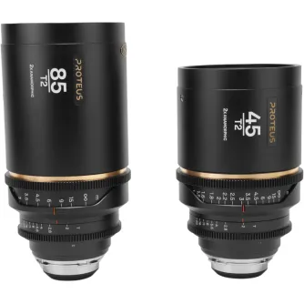 CINEMA objektīvi - LAOWA PROTEUS 2X ANAMORPHIC 2-LENS BUNDLE SET B (45MM, 85MM) - AMBER - ARRI PL/CANON EF VE4585PLEFAM - ātri pasūtīt no ražotāja