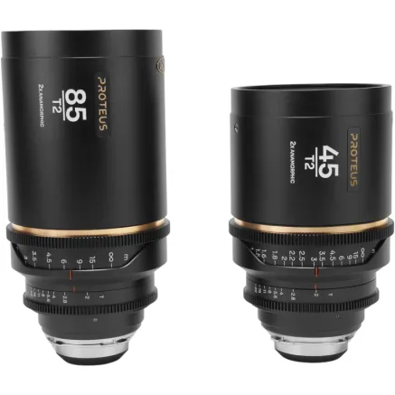 LAOWA PROTEUS 2X ANAMORPHIC 2-LENS BUNDLE SET B (45MM, 85MM) - AMBER - ARRI PL/CANON EF VE4585PLEFAM