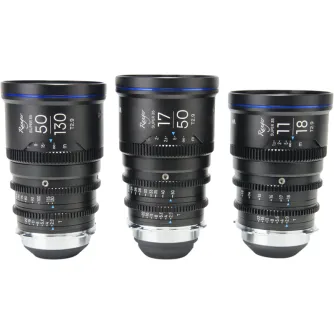 CINEMA Video Lenses - LAOWA RANGER S35 (11-18MM, 17-50MM, 50-130MM) CINE LENS - 3 LENS BUNDLE - ARRI PL RAN111750BPL - quick order from manufacturer