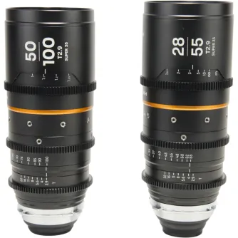CINEMA Объективы - LAOWA NANOMORPH S35 ZOOM 2-LENSBUNDLE (28-55MM, 50-100MM) (AMBER) - ARRI PL VE2850BPLA - быстрый заказ от производителя