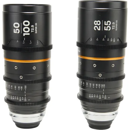 LAOWA NANOMORPH S35 ZOOM 2-LENSBUNDLE (28-55MM, 50-100MM) (AMBER) - ARRI PL VE2850BPLA