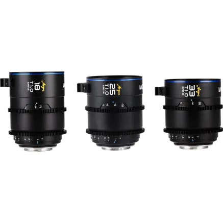 LAOWA ARGUS S35 CINE 3-LENS BUNDLE (18MM,25MM,33MM) - FUJI X VE182533FXC