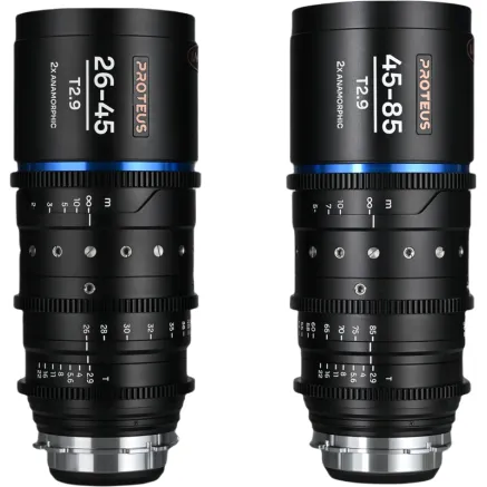 LAOWA PROTEUS ZOOM 2X ANAMORPHIC 2-LENS BUNDLE (26-45MM, 45-85MM) - AMBER - ARRI PL/CANON EF VE2645ZOOMBPLEFAM